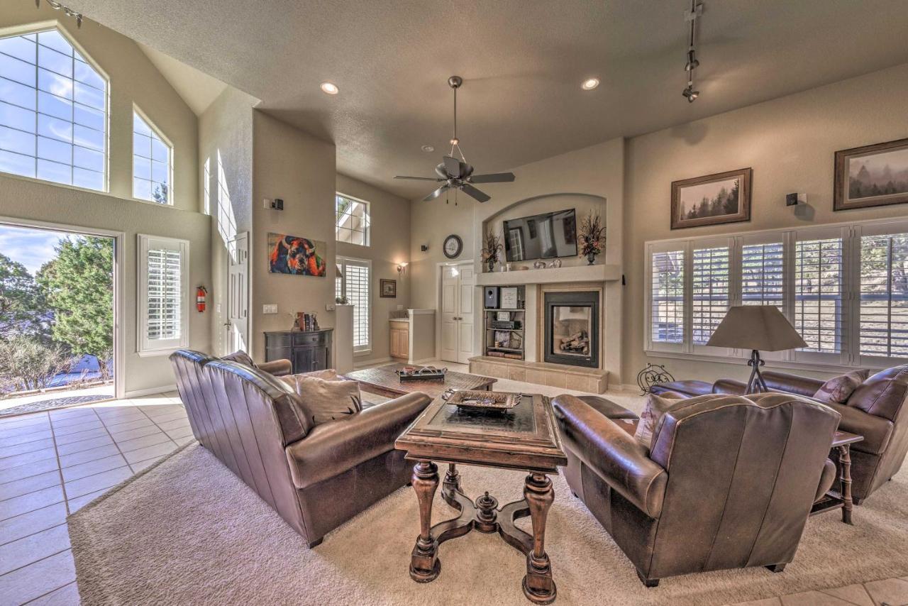 Roomy Ruidoso Retreat With Deck, Grill, And Mtn Views! Eksteriør billede